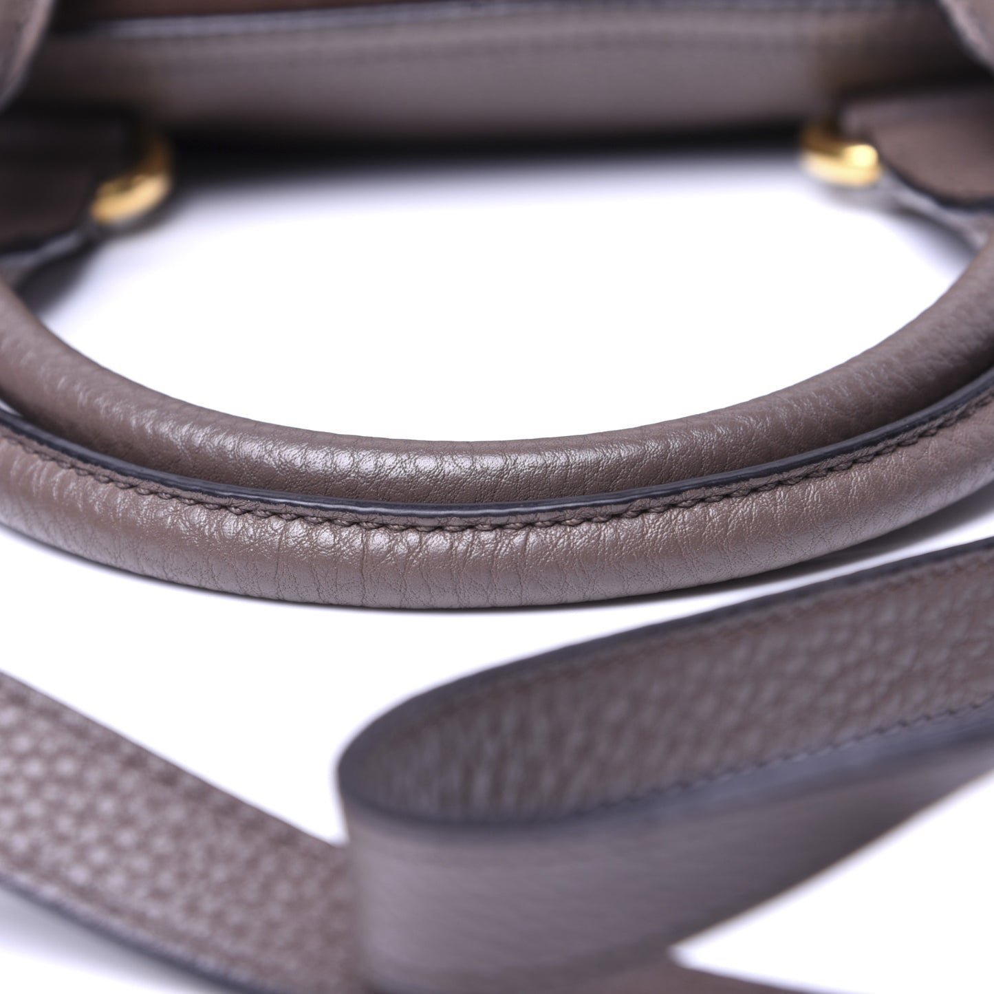 Vitello Daino Shopping Satchel Argilla