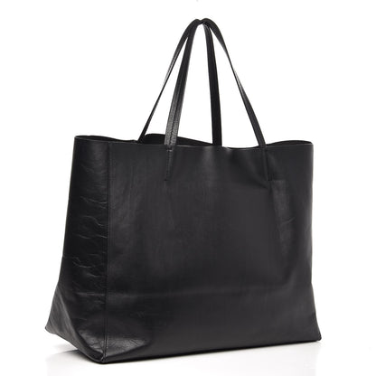 Celine Lambskin Horizontal Cabas Black 3 of 12