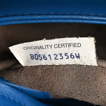 Bottega Veneta Nappa Intrecciato Baby Olimpia Shoulder Bag Signal Blue 7 of 9