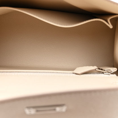 Hermes Epsom Kelly Sellier 25 Craie 5 of 11