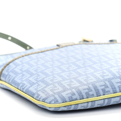Fendi Zucchino Patent Small Forever Crossbody Celeste Grigio Lunai Multicolor 10 of 17
