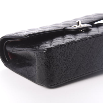 Chanel Caviar Quilted Medium Double Flap Black 9 of 10