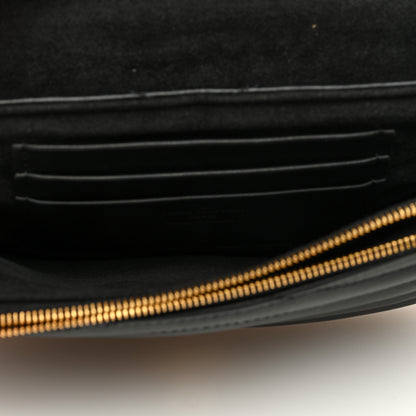 Louis Vuitton Calfskin New Wave Chain Pochette Black 5 of 9