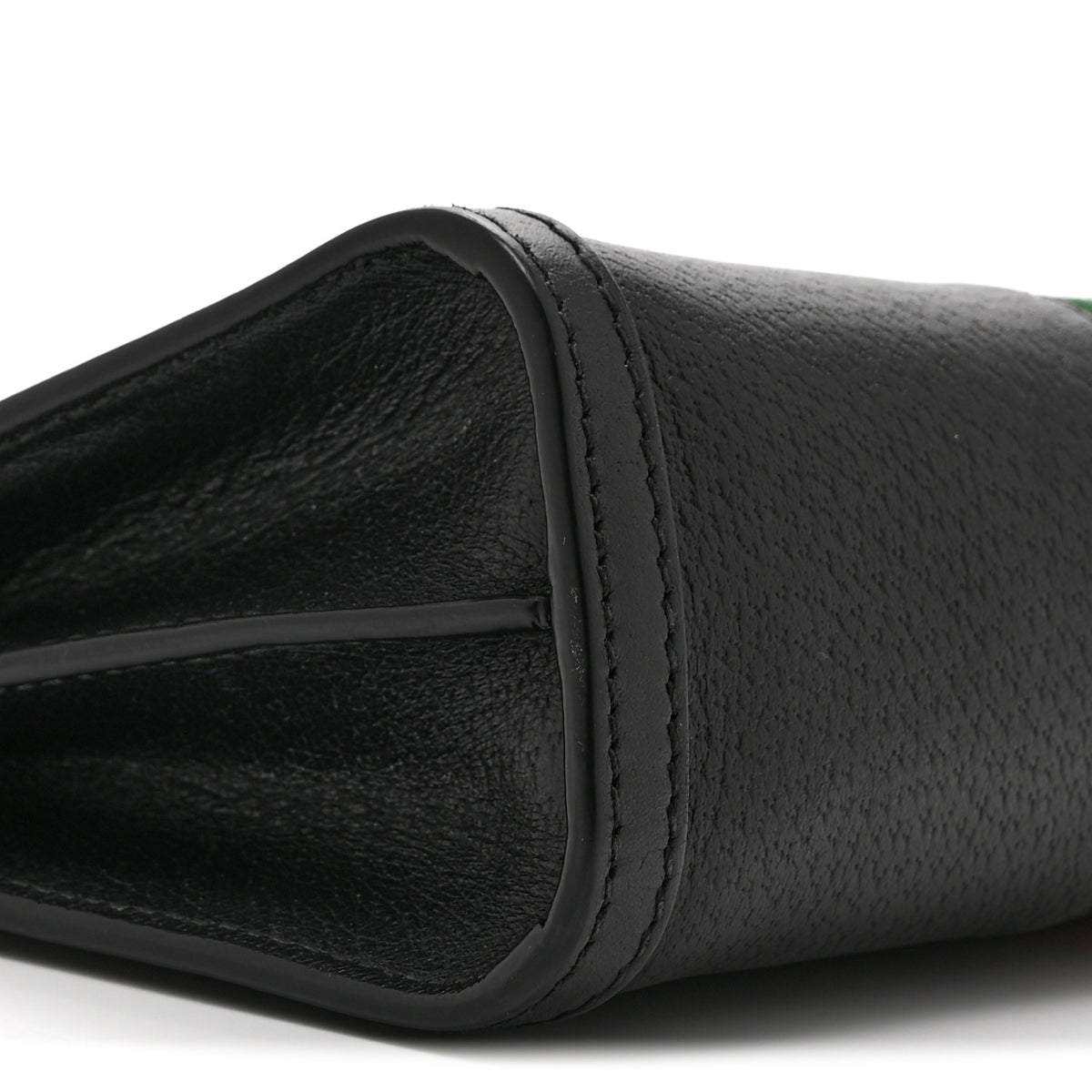 Calfskin GG Web Small Ophidia Chain Shoulder Bag Black
