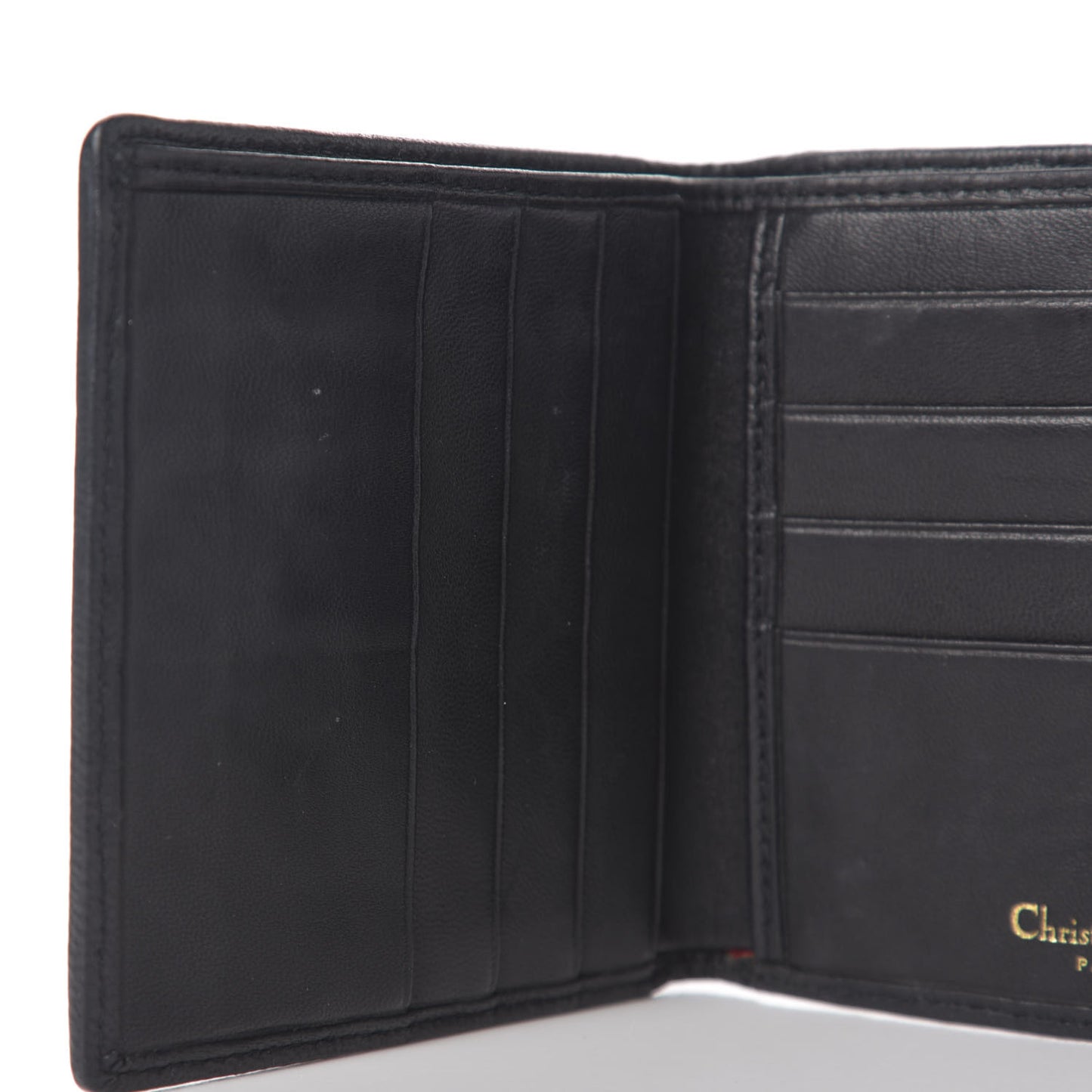 Lambskin Cannage Wallet Black