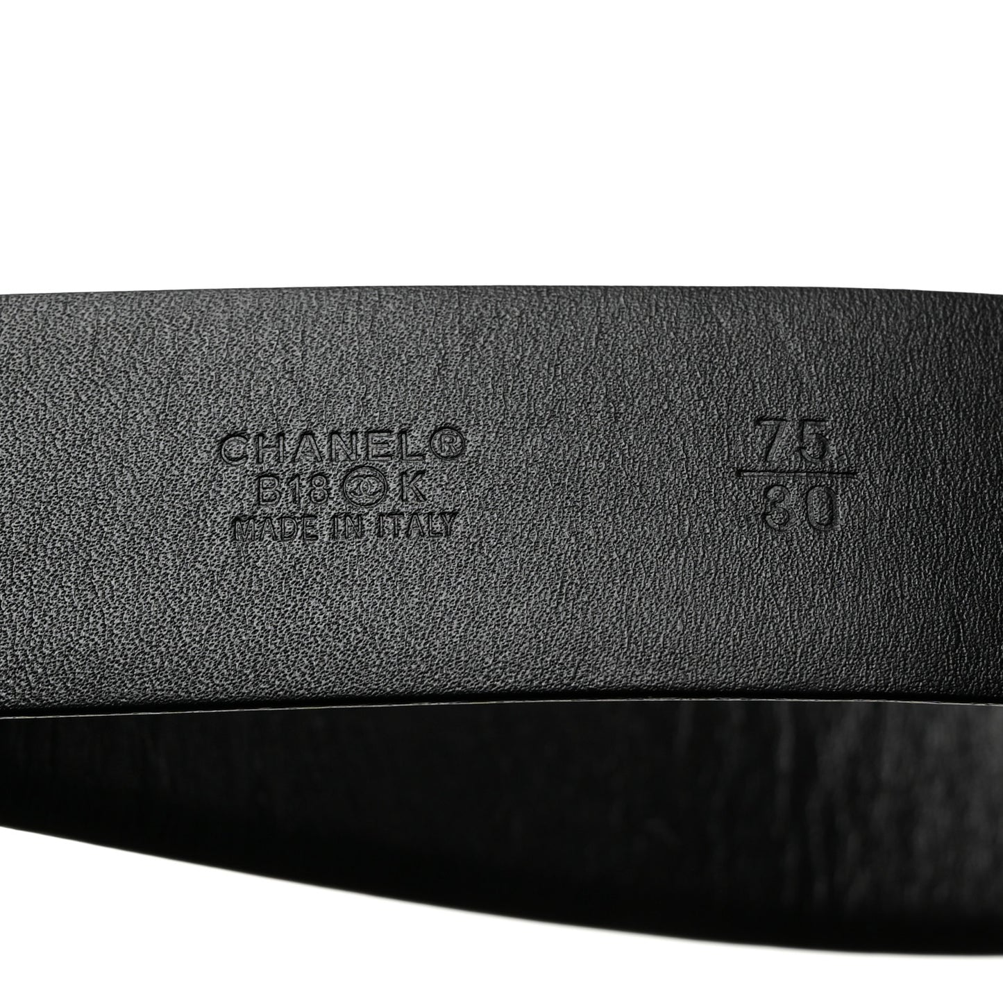 Lambskin Crystal CC Belt 75 30 Black
