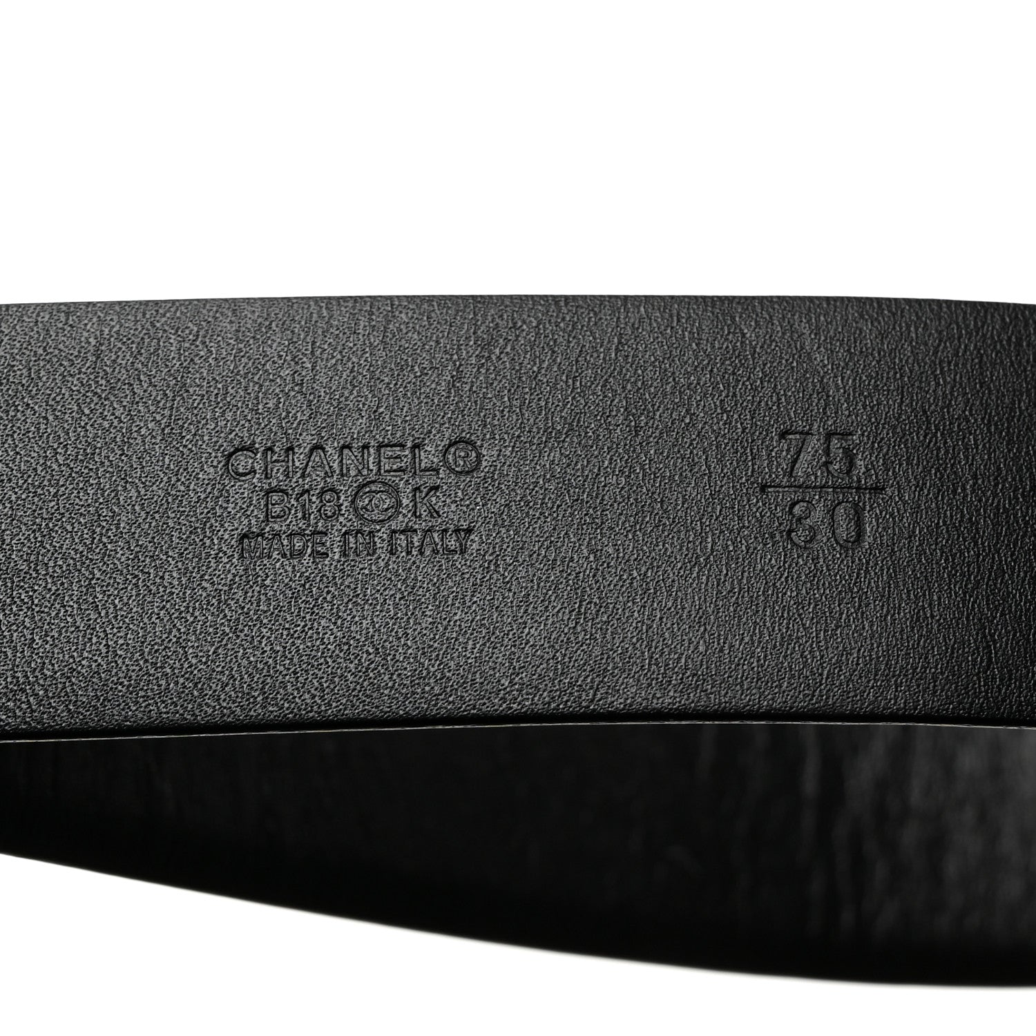 Chanel Lambskin Crystal CC Belt 75 30 Black 5 of 5