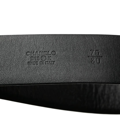 Chanel Lambskin Crystal CC Belt 75 30 Black 5 of 5