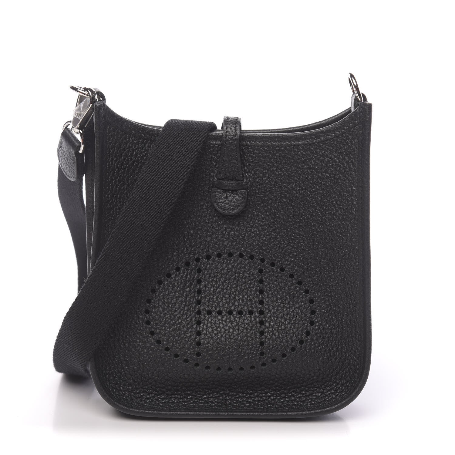 Hermes Taurillon Clemence Evelyne TPM Black 1 of 11