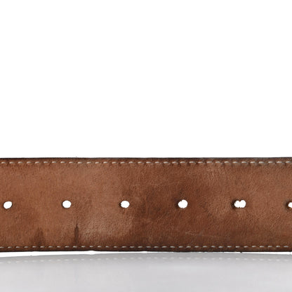 Gucci Calfskin Double G Belt 90 36 Brown 6 of 6