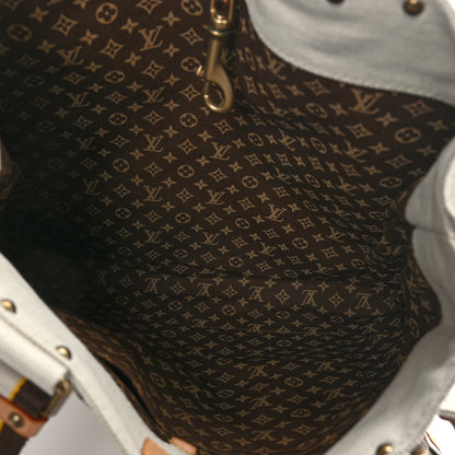 Louis Vuitton Toile Globe Shopper Cabas MM Blue 5 of 9