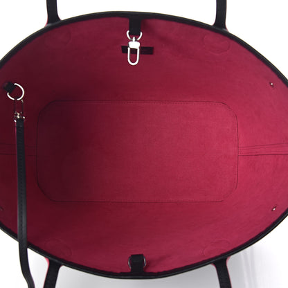 Louis Vuitton Epi Neverfull MM Black Hot Pink 6 of 15