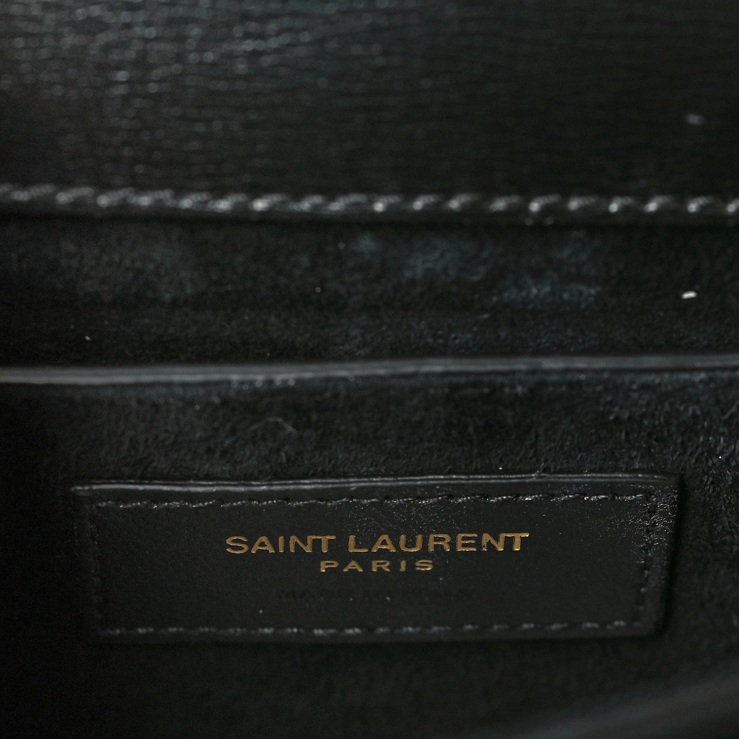 Saint Laurent Calfskin Medium Monogram Sunset Black 6 of 6