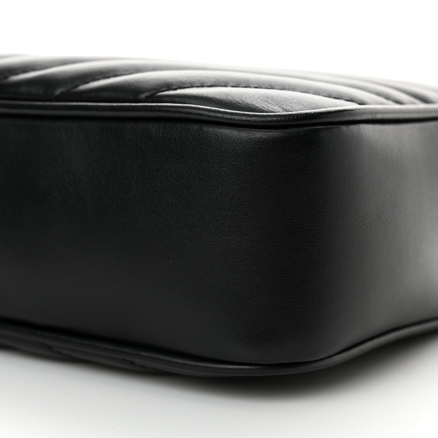 Calfskin Matelasse Monogram Lou Camera Bag Black