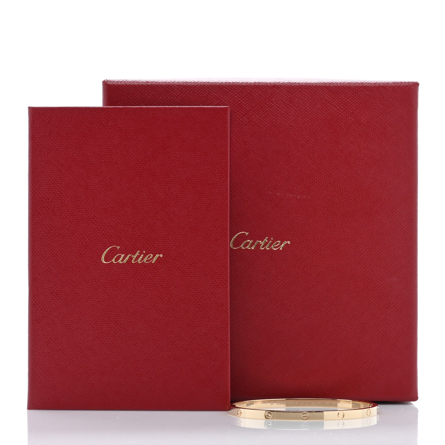 Cartier 18K Yellow Gold Small LOVE Bracelet 17 8 of 8