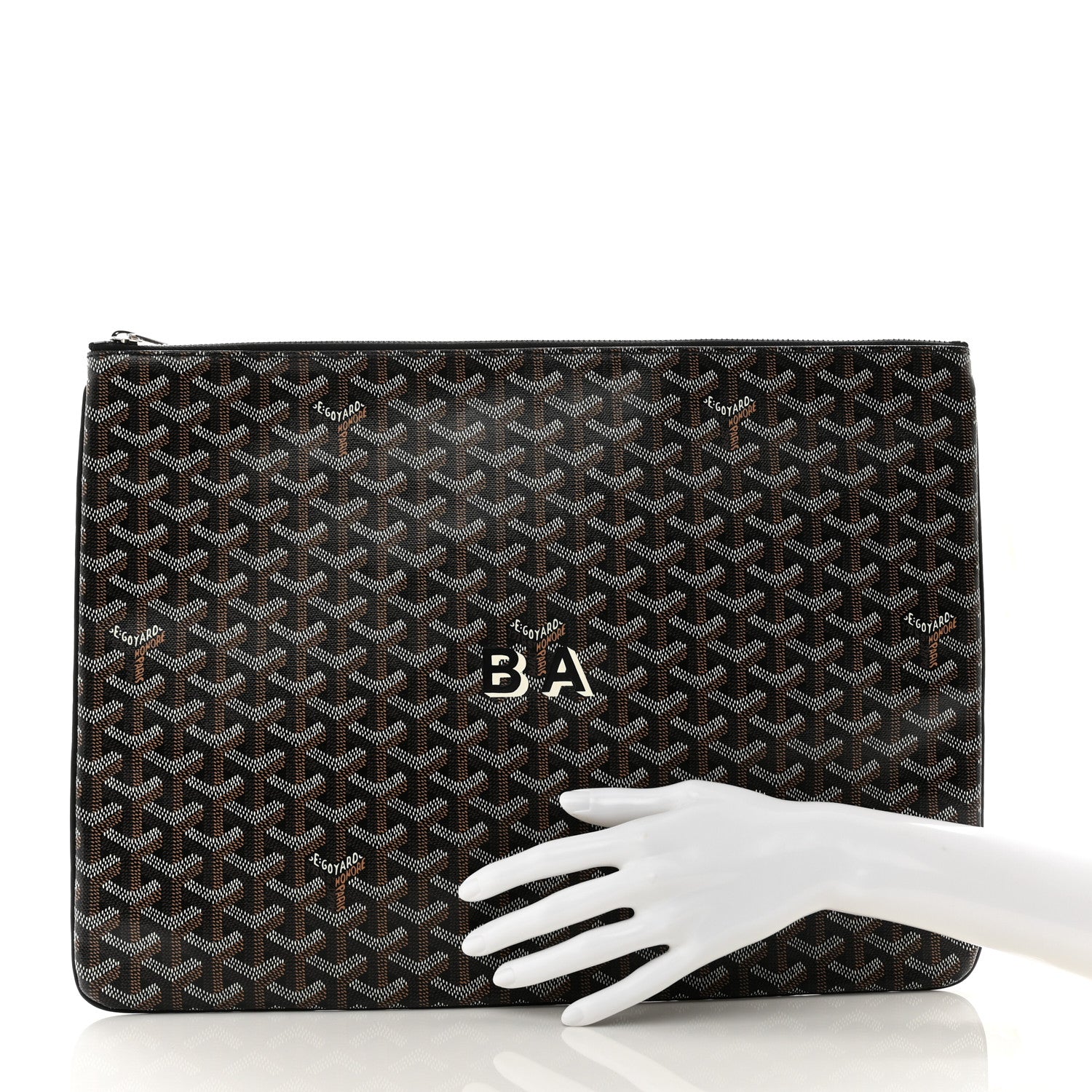 Goyard Goyardine Senat Pochette GM Black 2 of 6