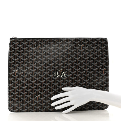 Goyard Goyardine Senat Pochette GM Black 2 of 6