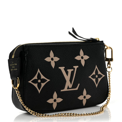 Louis Vuitton Empreinte Monogram Giant Mini Pochette Accessories Black 4 of 9
