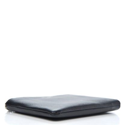 Saint Laurent Grain de Poudre Key Pouch Black 4 of 7