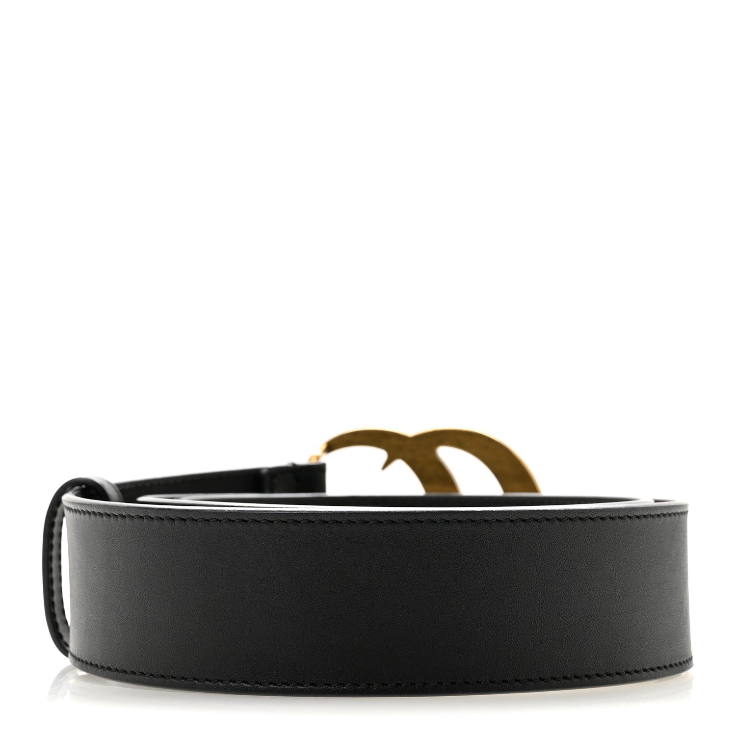 Gucci Calfskin Double G 40mm Belt 80 32 Black 2 of 7