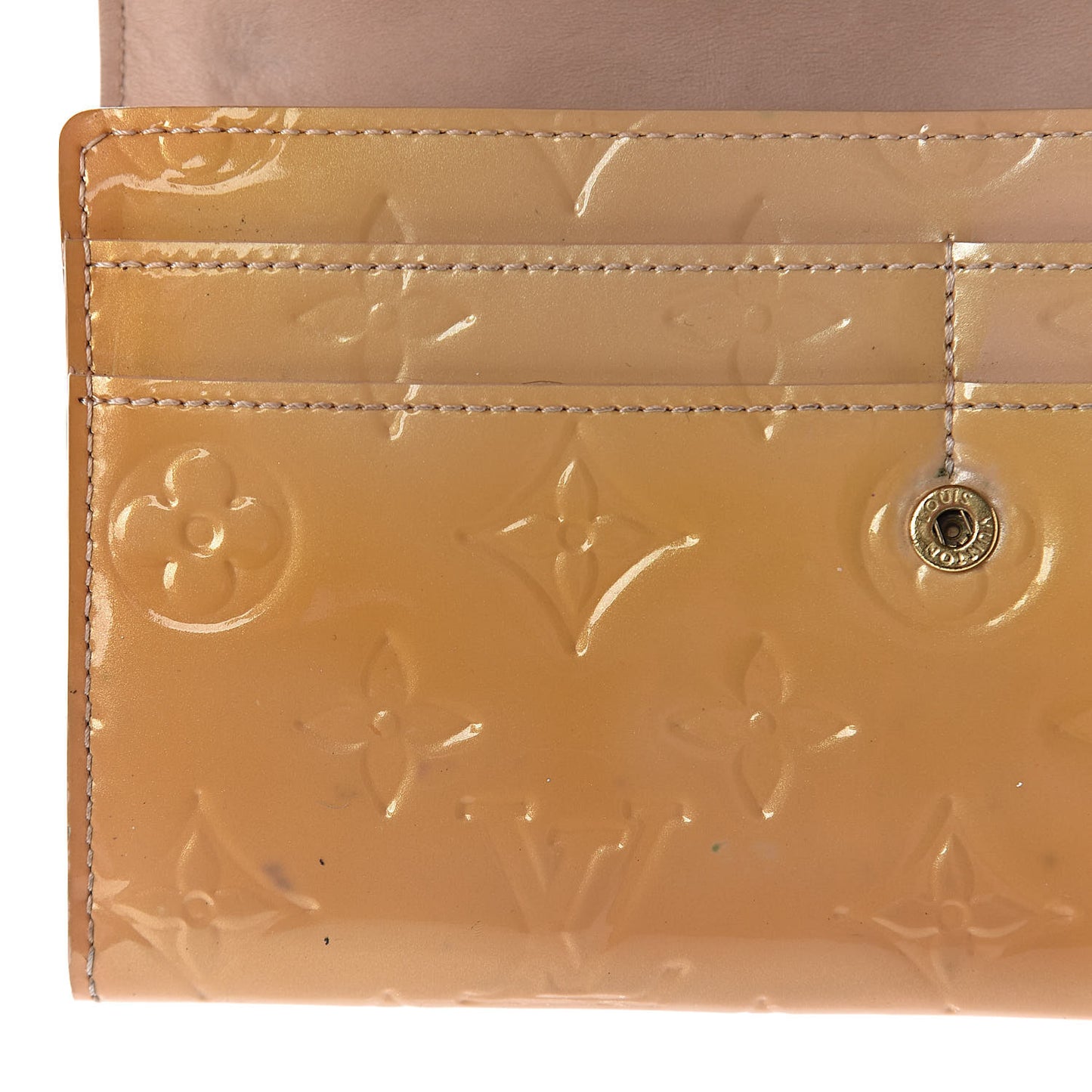 Vernis Sarah Wallet Noisette