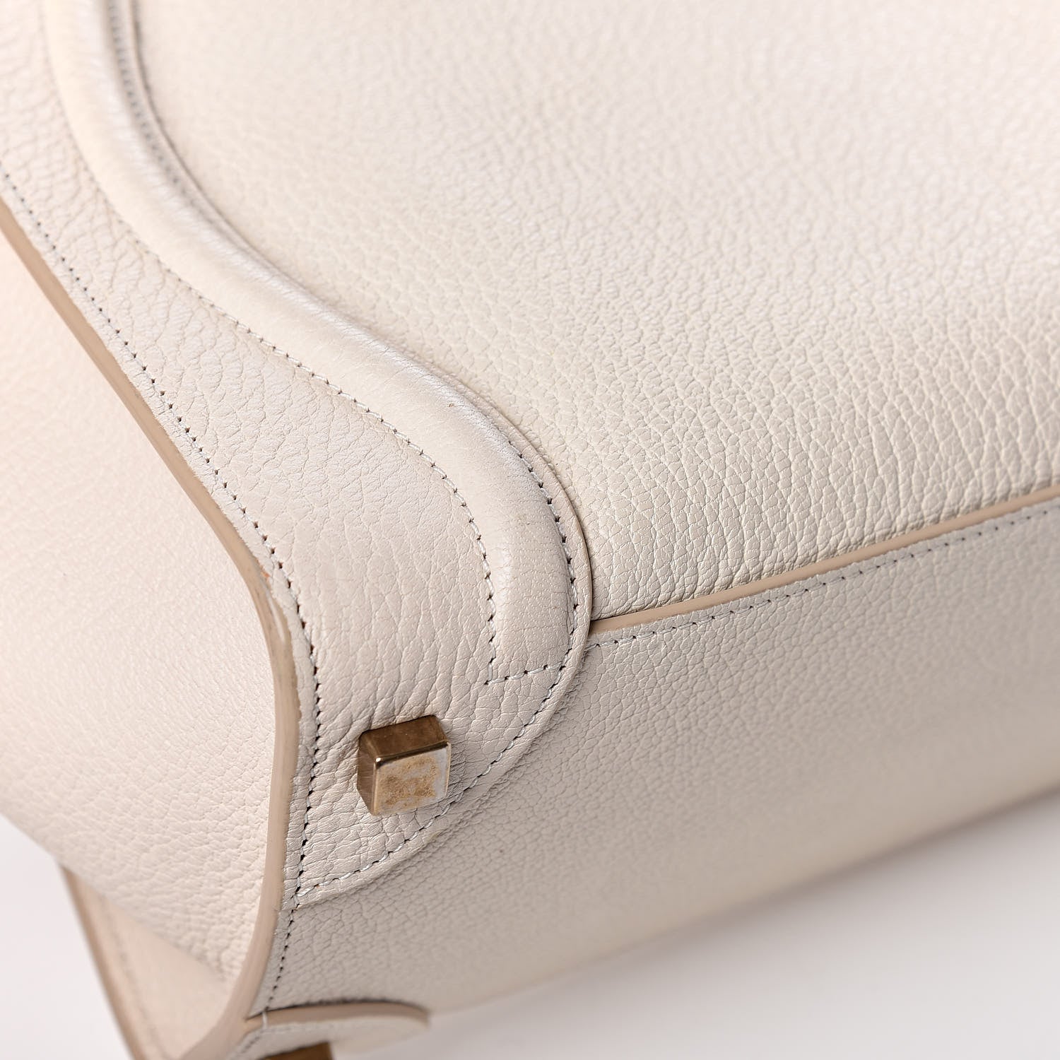 Celine Goatskin Micro Luggage White 20 of 22