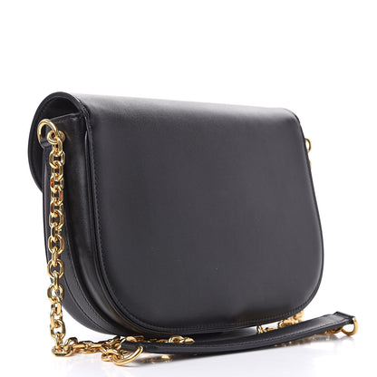 Celine Shiny Calfskin Medium Chain Maillon Triomphe Black 3 of 8