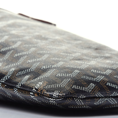 Goyard Goyardine Poitiers Tote Black Gold 8 of 9