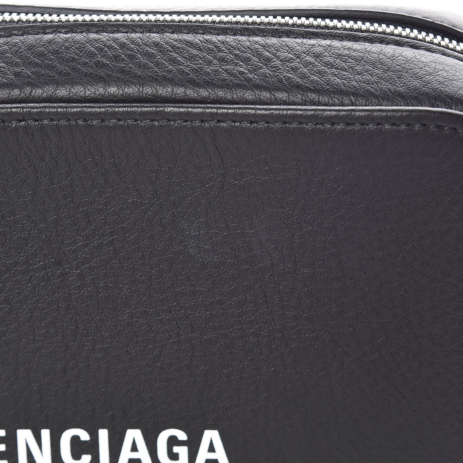 Balenciaga Calfskin Logo S Everyday Camera Bag Black 10 of 11