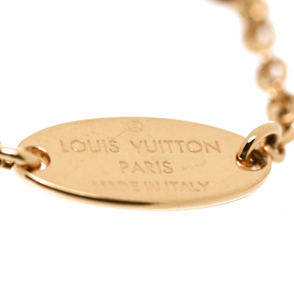 Louis Vuitton Metal Crystal LV Iconic Bracelet Gold 5 of 6
