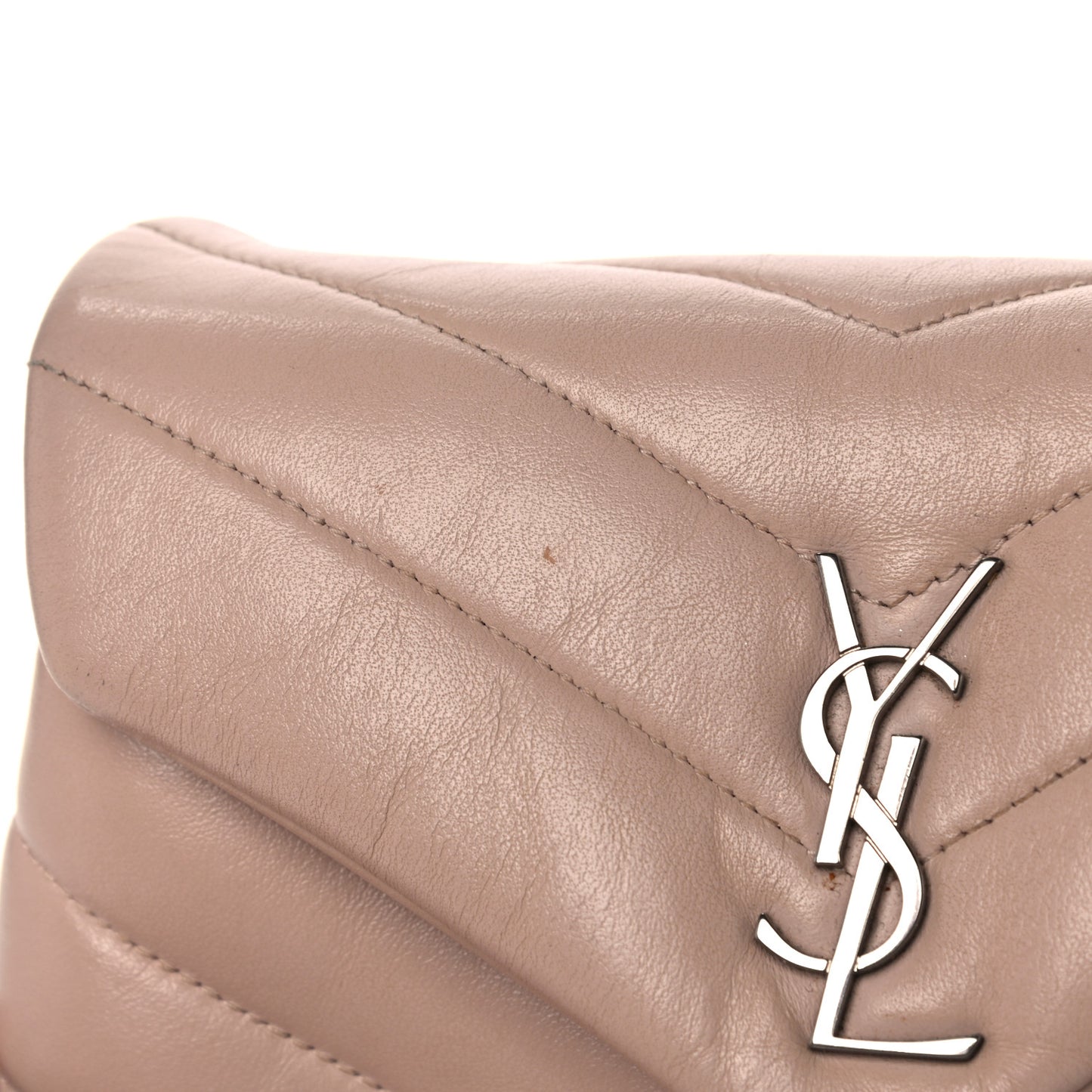 Calfskin Y Quilted Monogram Toy Loulou Crossbody Bag Marble Pink