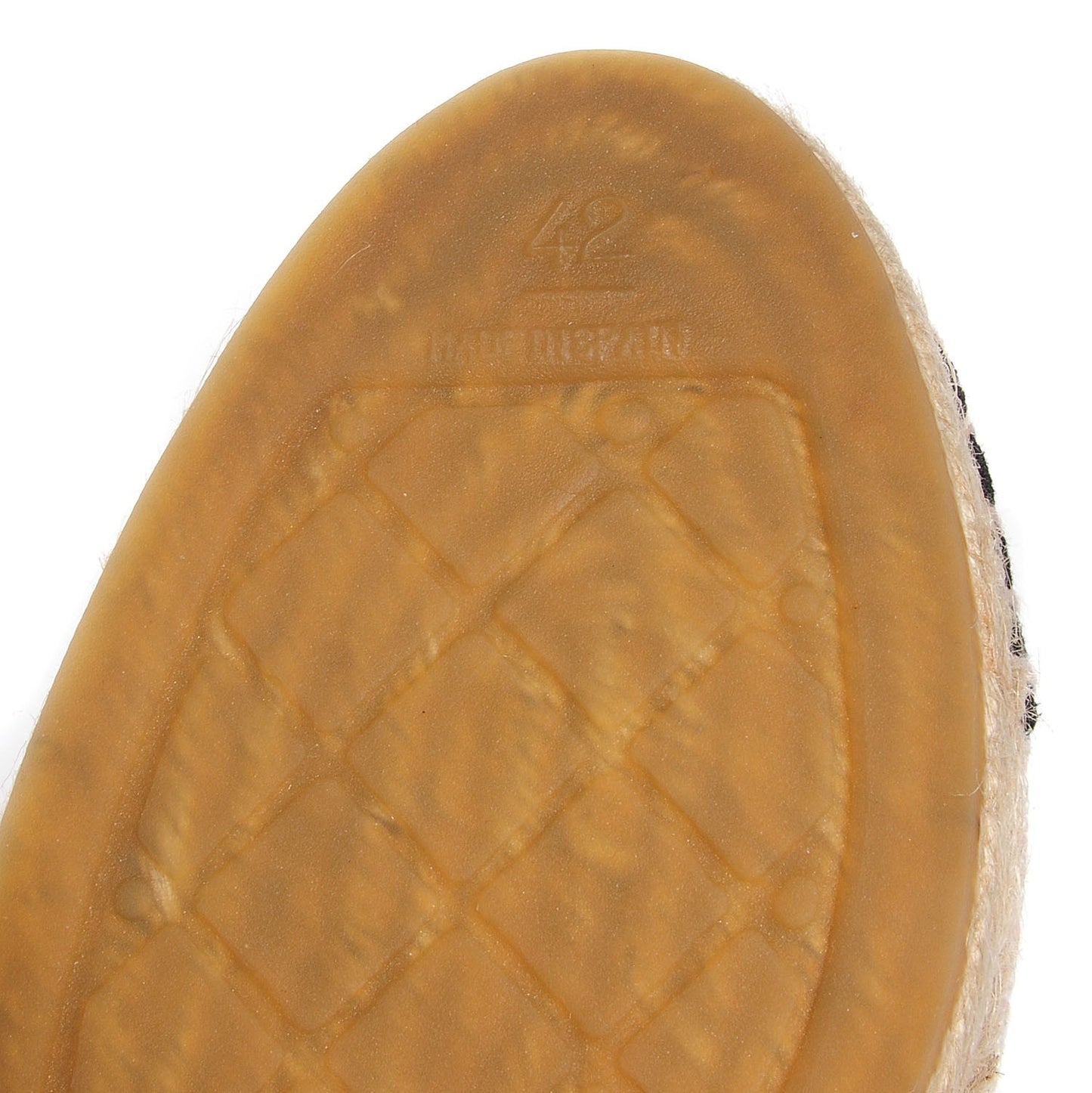 Toile CC Espadrilles Beige Black 42