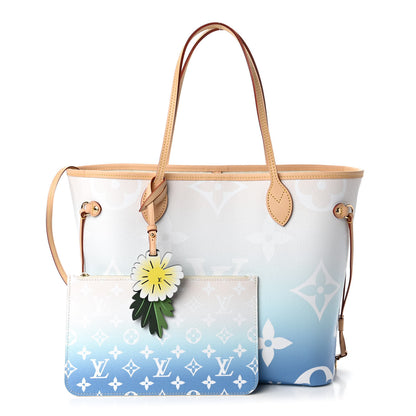 Louis Vuitton Monogram Giant By The Pool Neverfull MM Blue 1 of 9