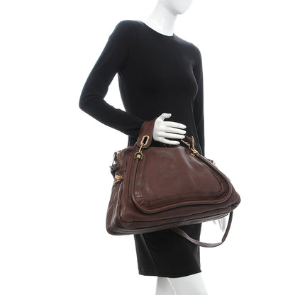 Chloe Calfskin Large Paraty Chocolate 3 of 20