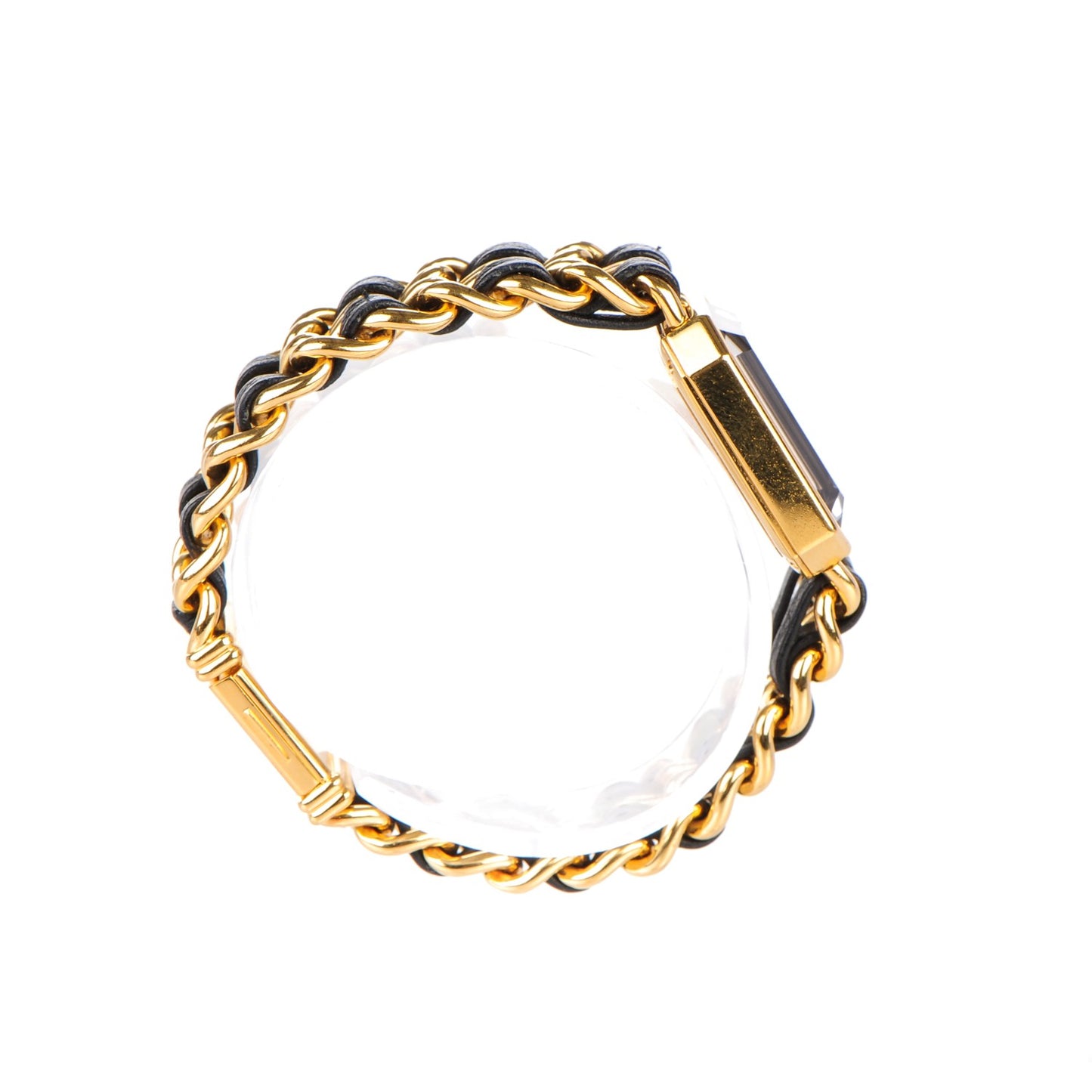 Stainless Steel Lambskin 20mm Chain Premiere Quartz Watch Gold M