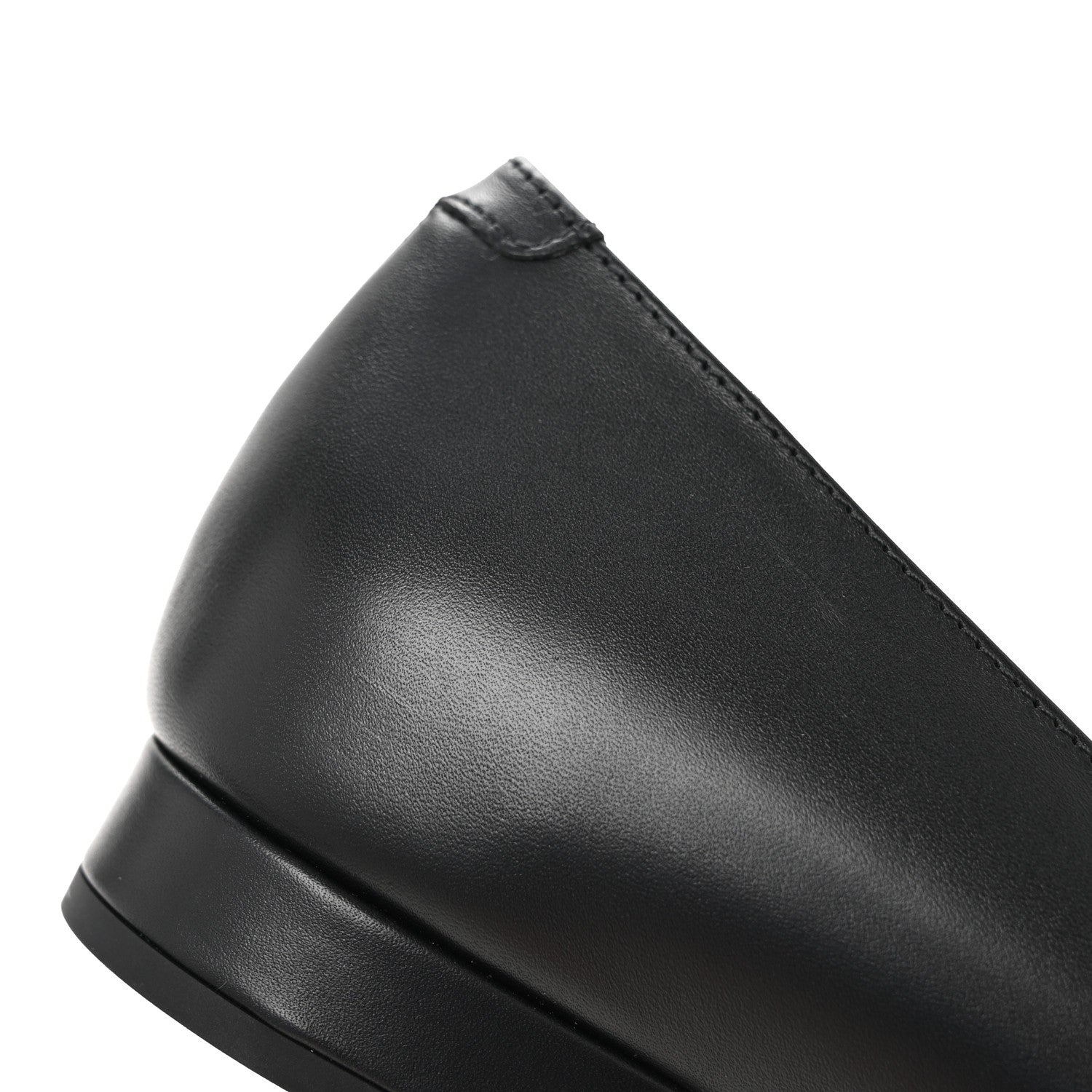 Chanel Lambskin Cap Toe CC Uniform Ballerina Flats 37 Black 11 of 11