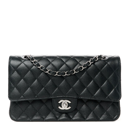 Chanel Caviar Quilted Medium Double Flap Black 1 of 12
