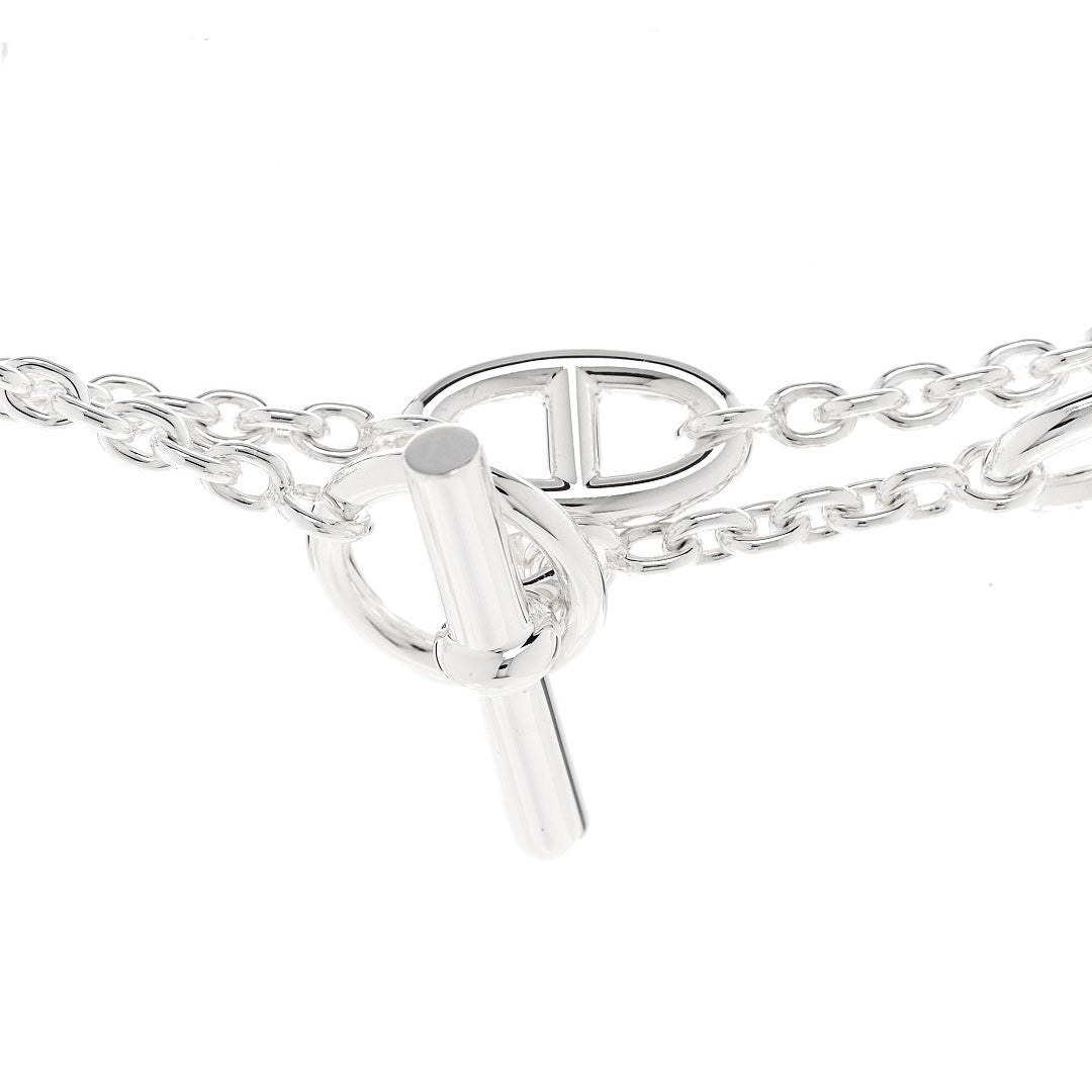 Hermes Sterling Silver Farandole Necklace 120 4 of 6