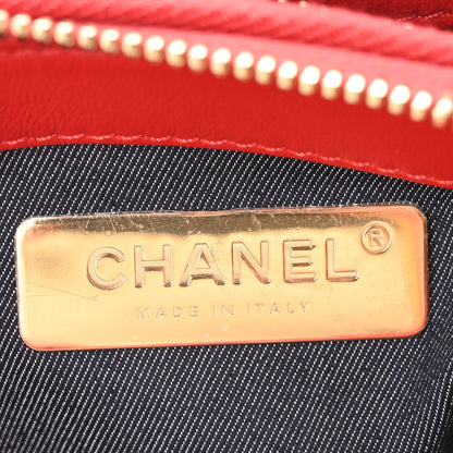 Chanel Lambskin CC Mania Waist Belt Bag Red 5 of 6