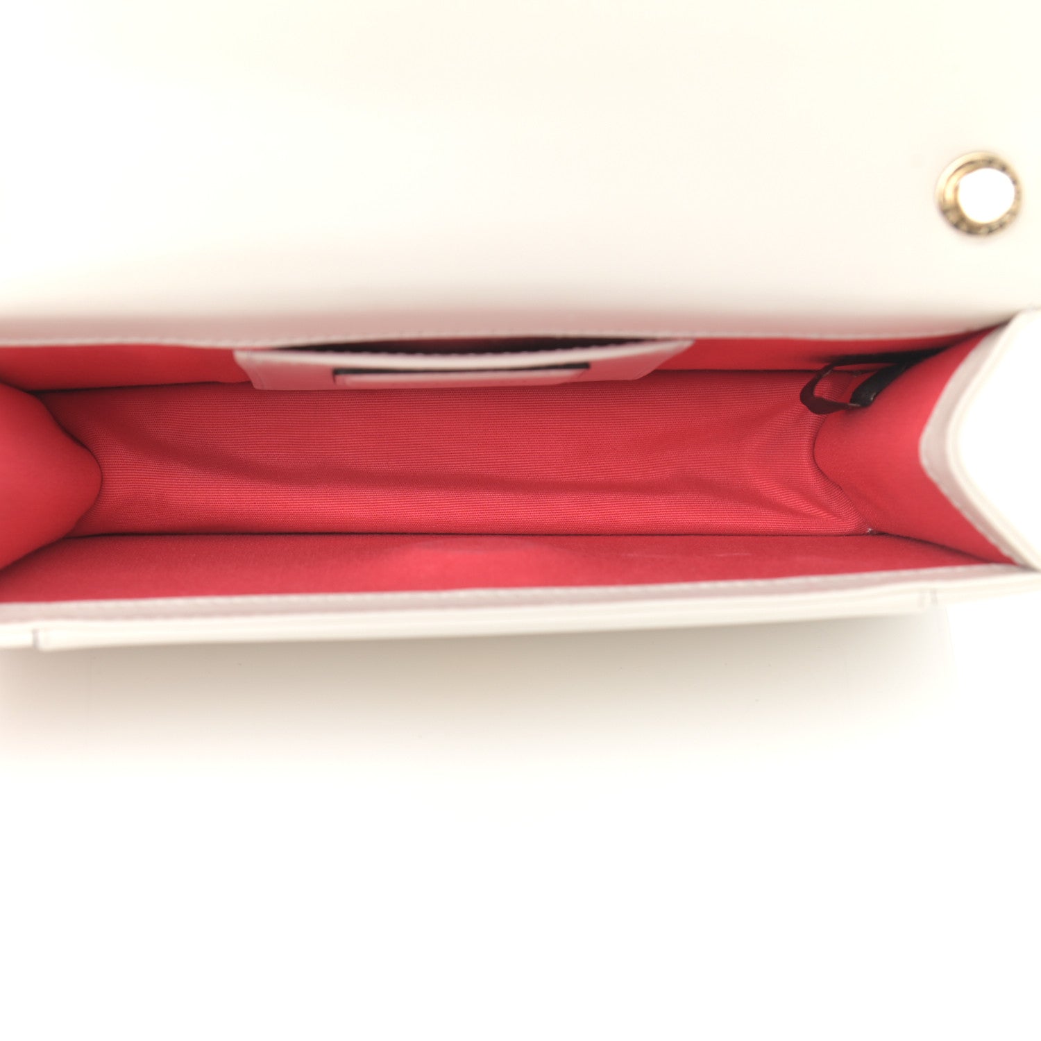 Bulgari Calfskin Serpenti Forever Crossbody Bag White 5 of 13