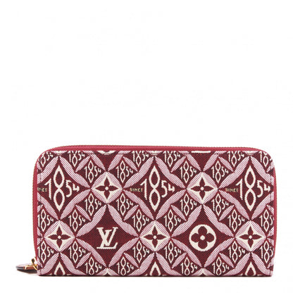 Louis Vuitton Jacquard Since 1854 Zippy Wallet Bordeaux 1 of 9