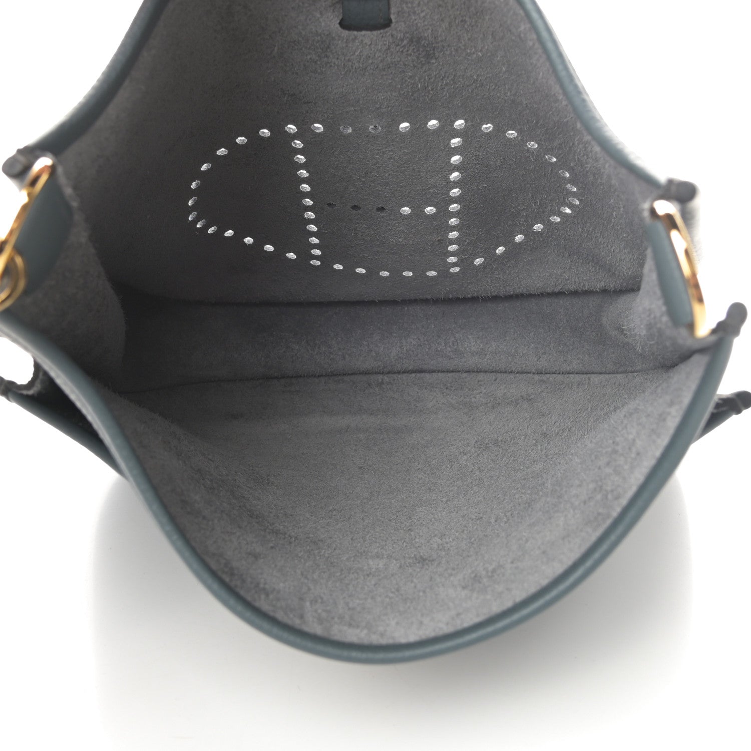 Hermes Taurillon Clemence Evelyne III PM Bleu Orage 5 of 11