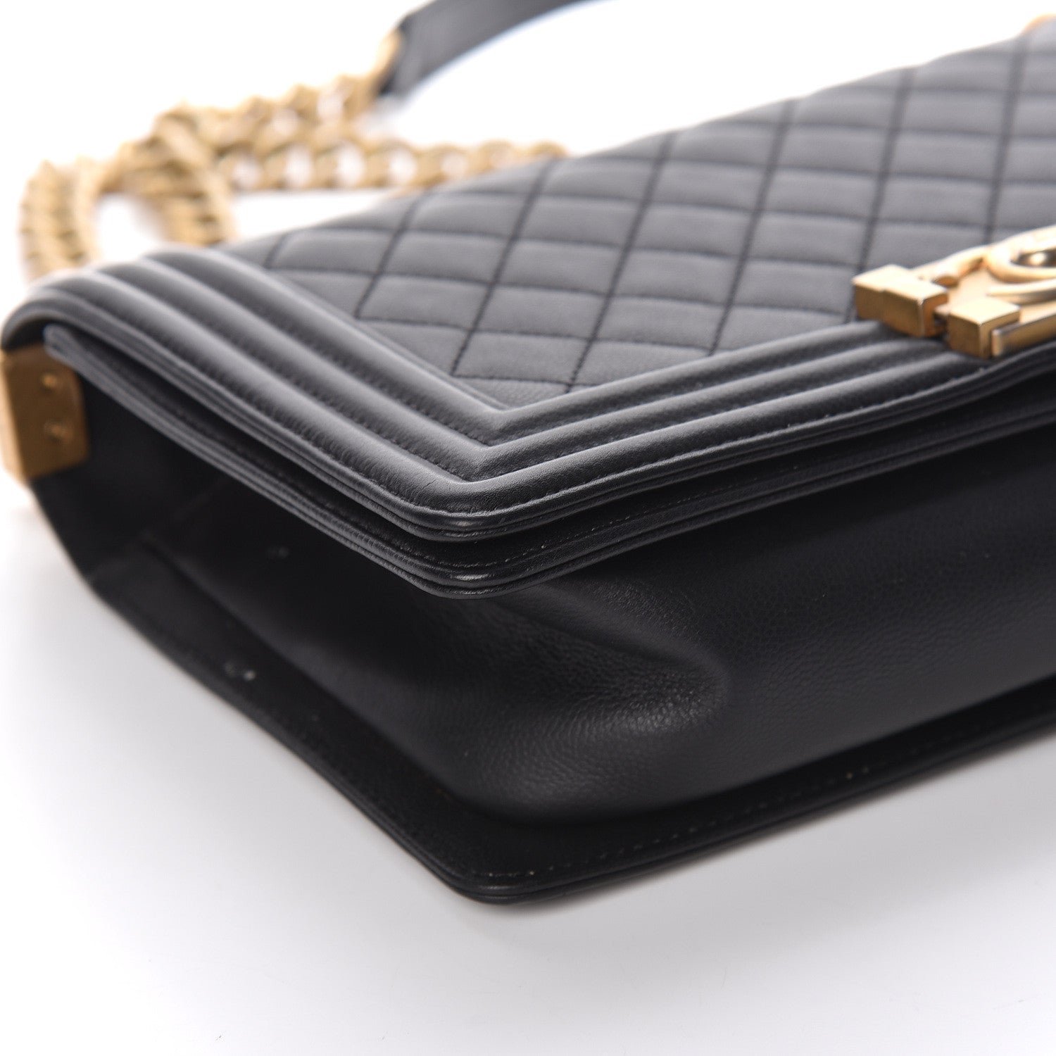 Chanel Caviar Quilted Medium Boy Flap Black 8 of 10