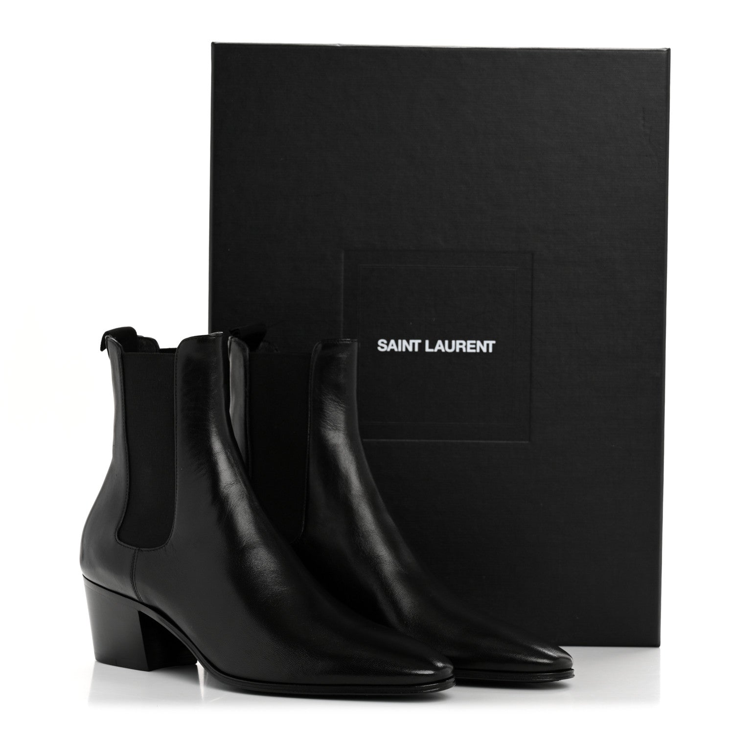 Saint Laurent Incrociato Muriel Vassili 60 Ankle Zip Boots 36