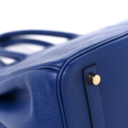 Hermes Taurillon Novillo Birkin 30 Bleu Saphir 11 of 12