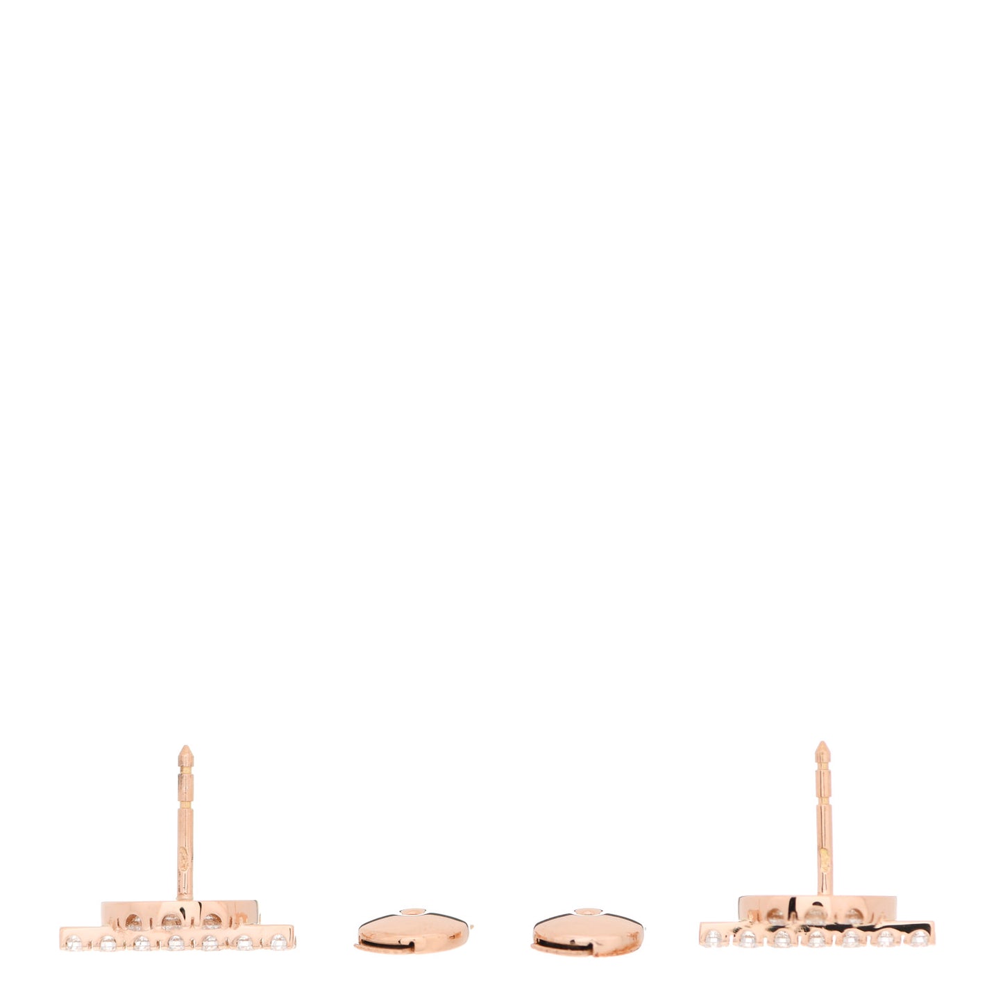18K Rose Gold Diamond Finesse Earrings