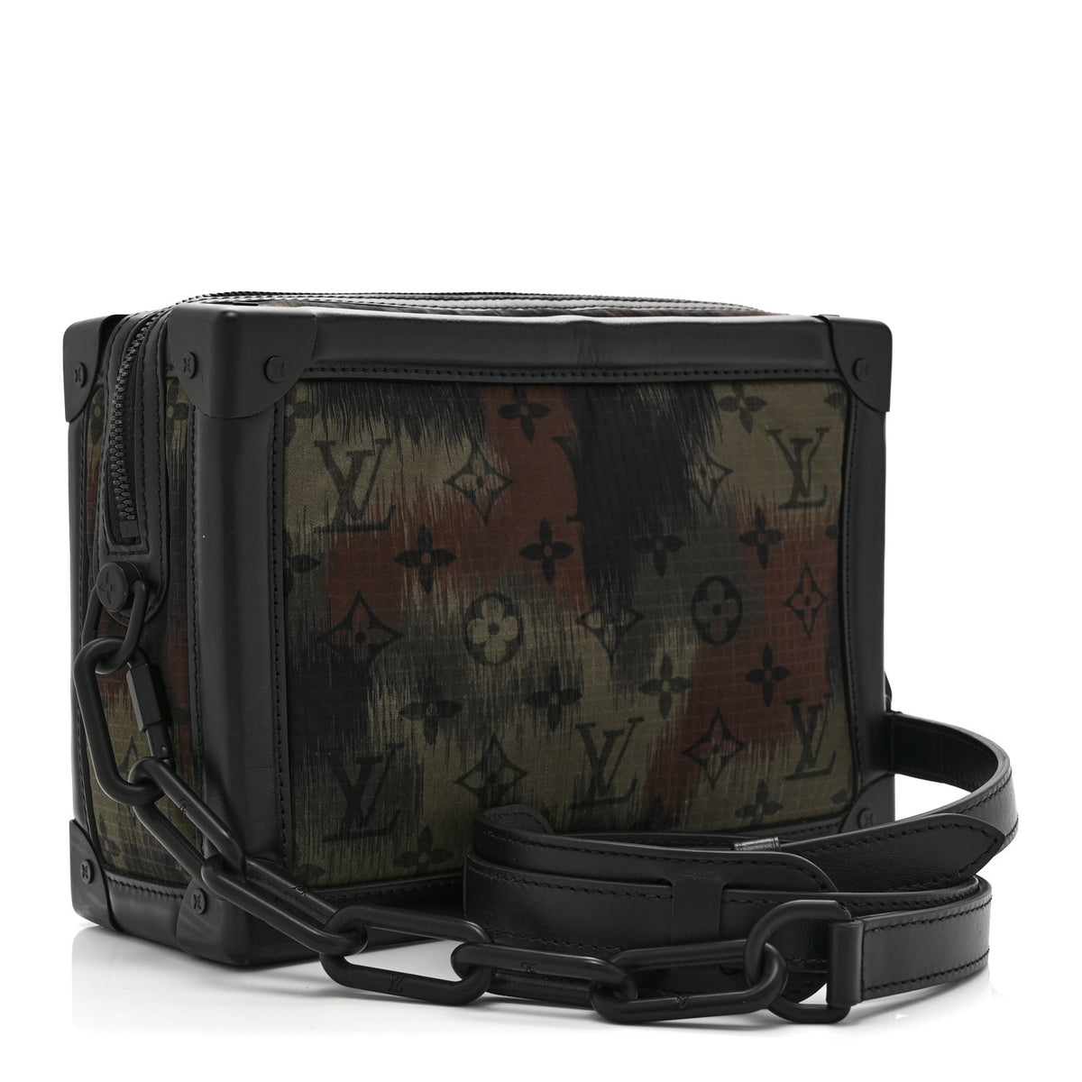 Louis Vuitton Nylon Monogram Camouflage Soft Trunk Green 3 of 9