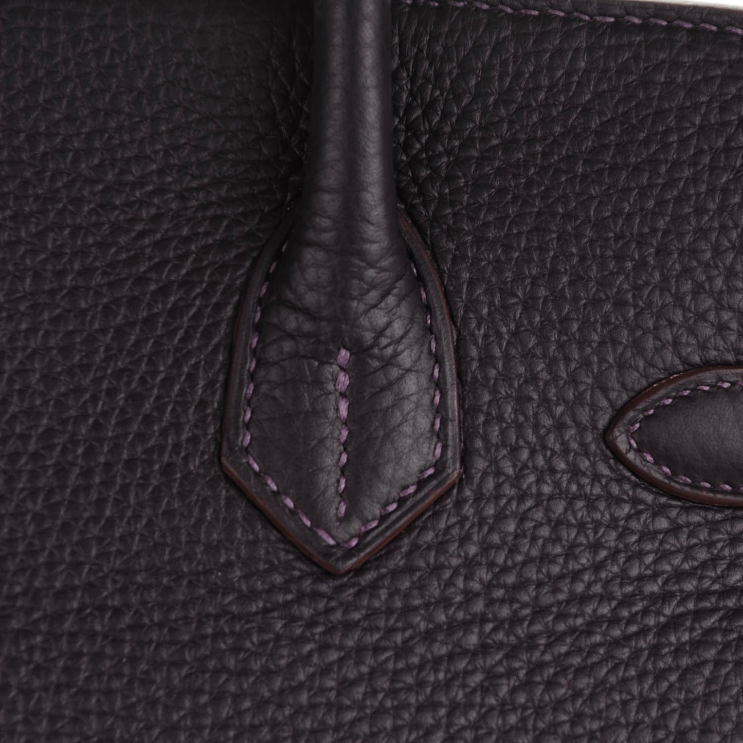Taurillon Clemence Birkin 30 Raisin