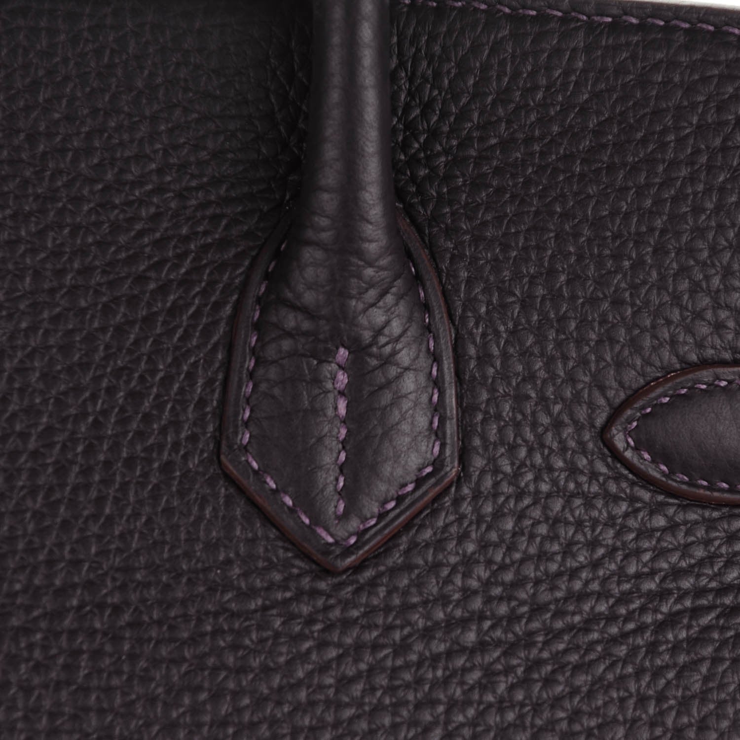 Hermes Taurillon Clemence Birkin 30 Raisin 25 of 25
