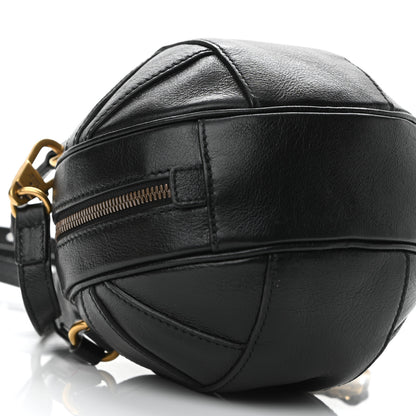 Gucci Piuma Lux Energy Mini Tifosa Basketball Shaped Shoulder Bag Black 9 of 10
